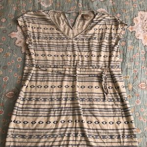 Lucky brand dress tribal print